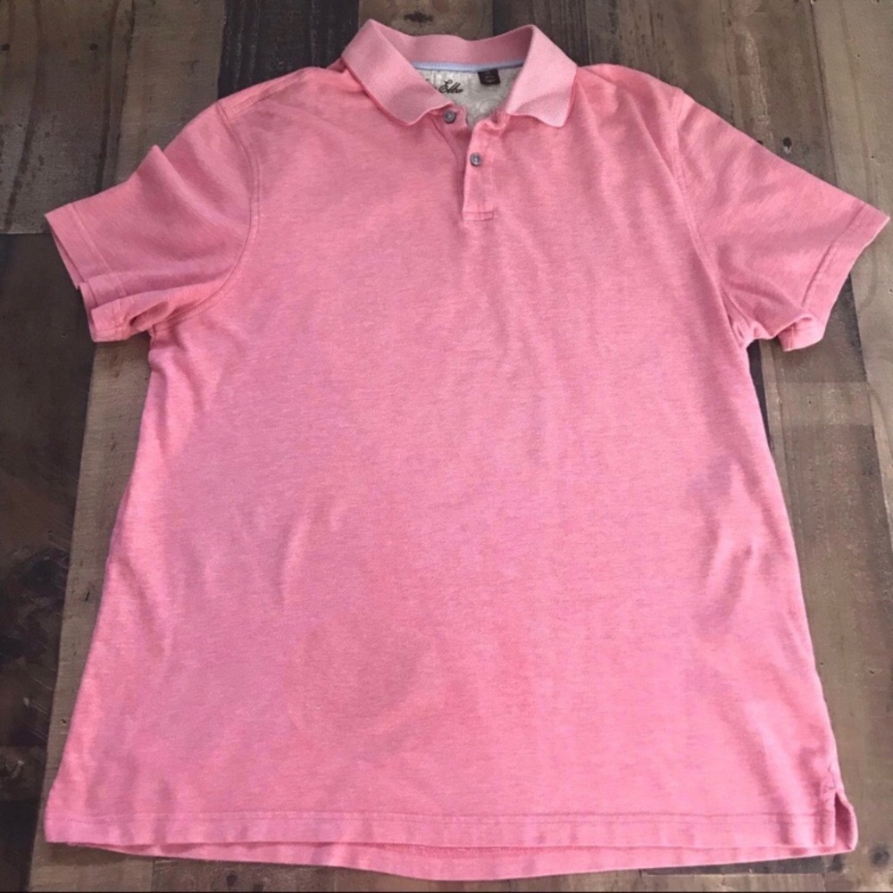 Tasso Elba Salmon Men's Polo Size XL